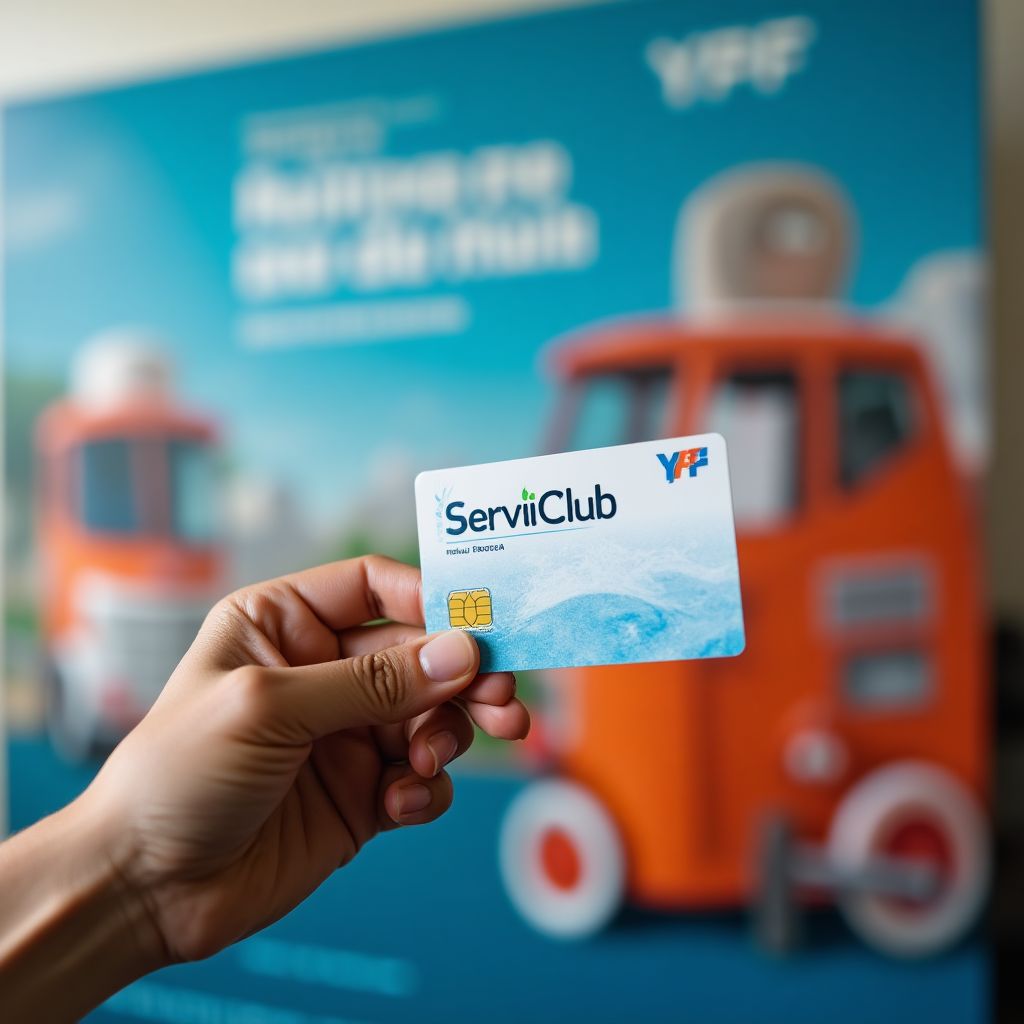 Tarjeta de beneficios YPF ServiClub